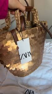 Zara Jute Bag with Sparkle Touch Download